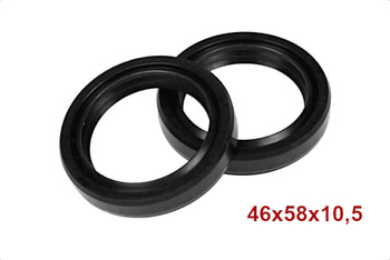 Front suspension seals 46x58x10.5 for SUZUKI KAWASAKI YAMAHA HONDA