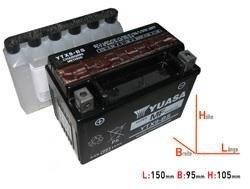 Bater�a YTX9-BS sin mantenimiento