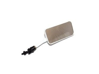 Specchietto retrovisore per moto, bianco, specchietto universale, sinistro, Formula 1