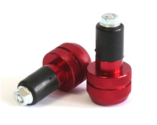 Terminali manubrio moto universali rossi 49/28 mm OEM 9796464