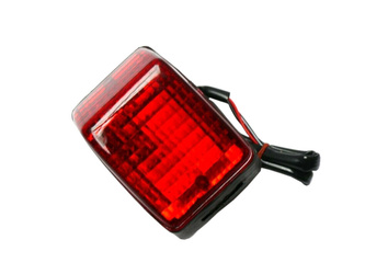 Red 12V rear light for Honda XR 500 R 79-91, 33701-KFO-671, with cable bike part