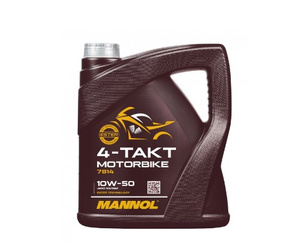 MANNOL ENGINE OIL 4T MOTORBIKE 10W50 4L SYNTHETIC ESTER TECHNOLOGY (JASO MA/MA2) (7814) (20)