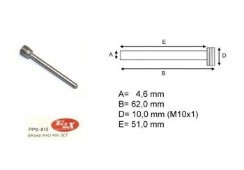 TRZPIENIE KLOCKÓW HAMULCOWYCH PPS-912