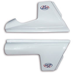 REAR SIDES KTM 125/250/350/390/420/495 '81-'82 WHITE