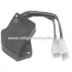 NAKŁADKA GUMOWA NA DŹWIGNIĘ KICK-STARTERA (KOPKĘ) SUZUKI (DŁ. 73MM OTW. 11MM)