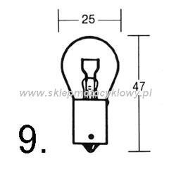 żarówka 6V 21W BA15S duża