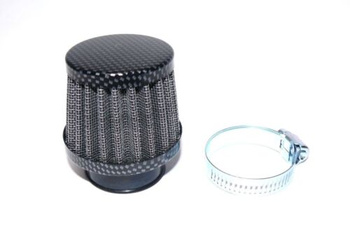 Filtro aria carburatore in fibra di carbonio da 35 mm