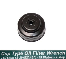 Klucz filtra oleju Ø 74/76 mm