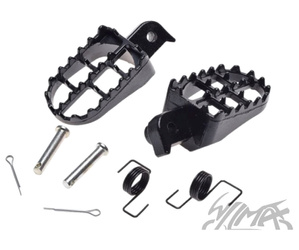APPUIE-PIED DU PILOTE NOIR POUR LA HONDA CRF50 PITBIKE
