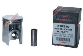 PISTONE VERTEX MORINI G30, G304 50CCM (38,95MM) 2 ANELLI