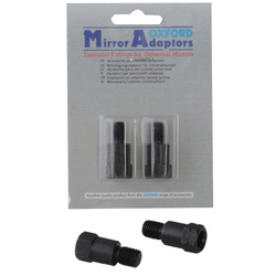 ADAPTER DO LUSTEREK UNIWERSALNYCH REVERSE 10MM-8MM (8MM W LEWYM LUSTERKU - LEWY GWINT (2 SZT W ZESTAWIE)