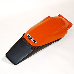 GUARDABARROS TRASERO KTM 2T '98-'03, 4T '00-'03 GUARDABARROS SIN LATERALES CON NARANJA CLARO