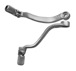 KTM 400/450/520/525 '00-'06 LEVIER DE LEVIER DE VITESSE, SXF/EXCF 250 '06-'13 (ALUMINIUM) ARGENT, BOUCHON D’EXTRÉMITÉ EN ACIER