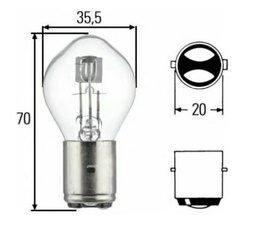BULB S2 35/35 W 12V BA20D