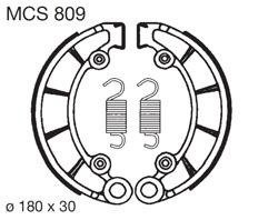 szczęki hamulcowe MCS 809 LUCAS