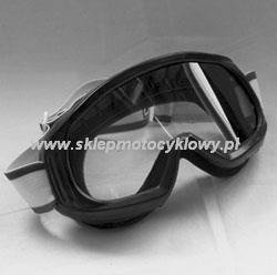 okulary motocross czerwone