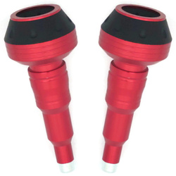 Contrapesos antivibraci�n para manillar, color rojo, para Honda Yamaha Kawasaki Suzuki