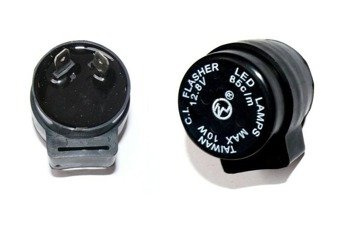 Indicator relay 12 V 2-pole LED