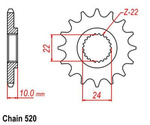 Pignone anteriore 16 denti BMW F650/G650 Husqvarna TR650 #23-002-343-191