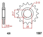 PIGNONE ANTERIORE 20 YAMAHA FZR 400 SR 500