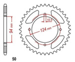 Pignone posteriore 37 Z corsa 50 per HONDA CB 550 K Four 1975-1978