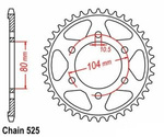 PIGNONE POSTERIORE 39 KAWASAKI Z 1000 ZX-10R ZX-6R