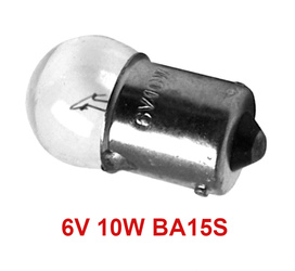 żarówka 6V 10W BA15S mała Honda Yamaha Suzuki Kawasaki Vespa